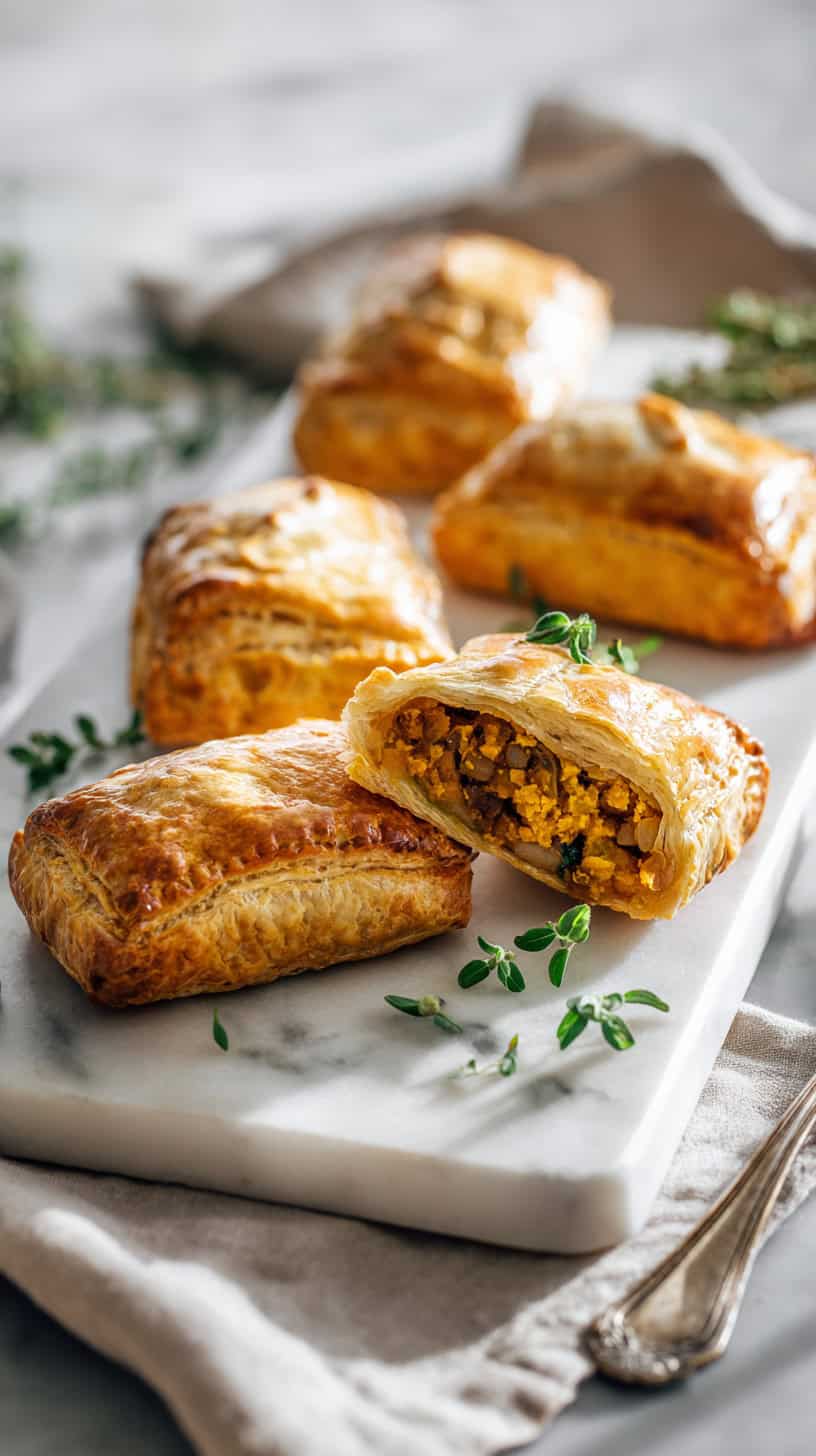 Curried Lentil Wellingtons