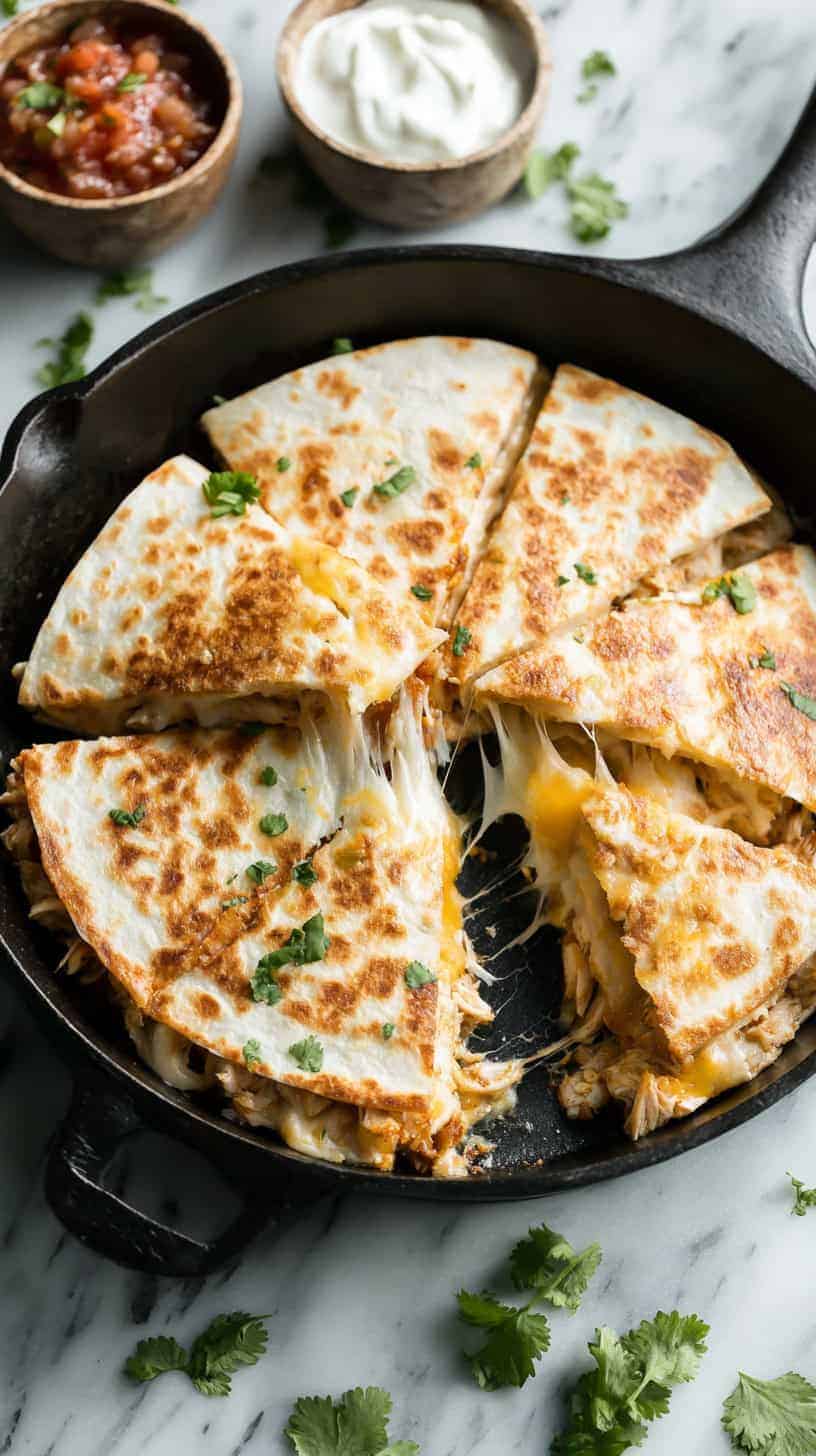 Easy Chicken Quesadillas
