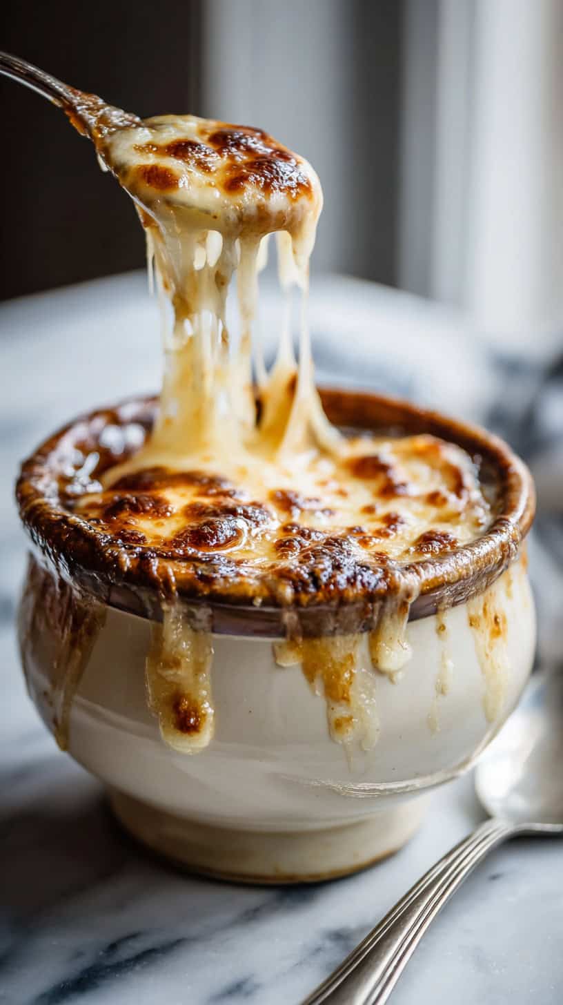 25 Dump-and-Go Slow Cooker Soups for Chilly Nights 55 French Onion Soup