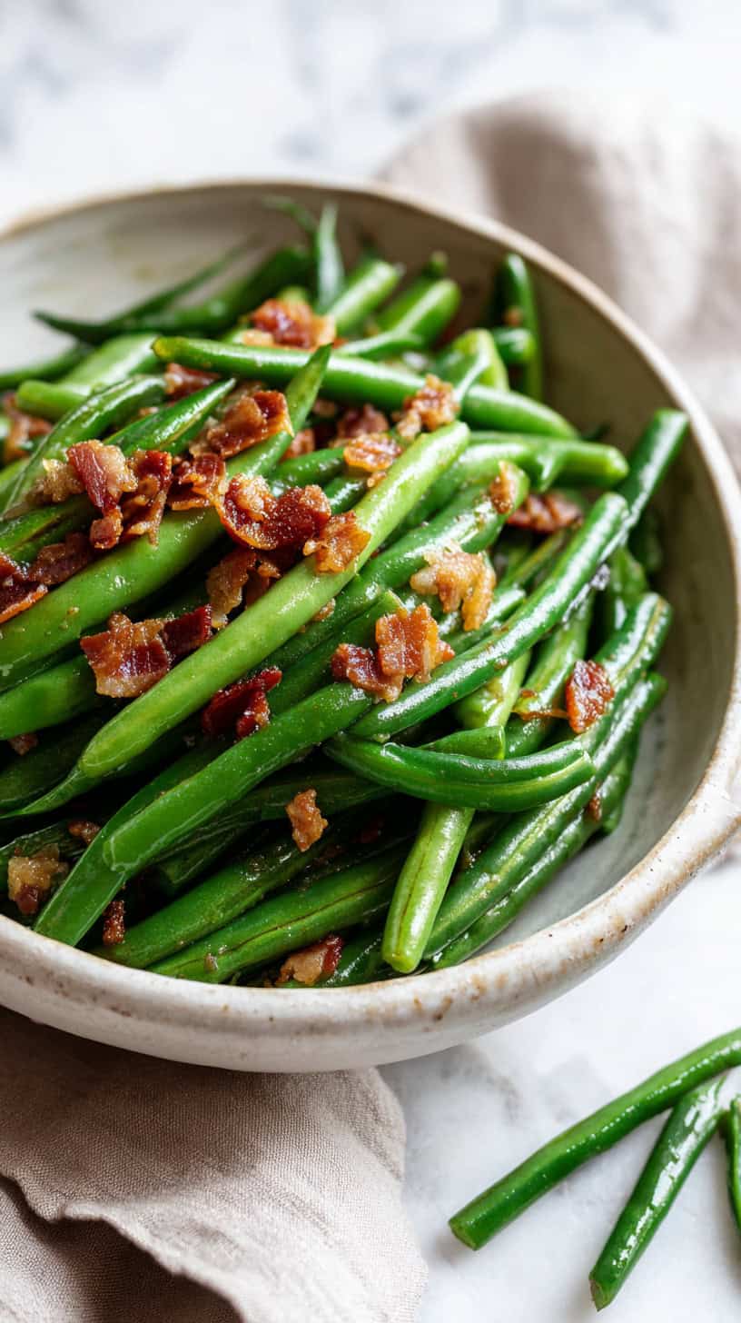 30 Keto-Friendly Side Dishes for Busy Moms 64 Green Beans with Bacon