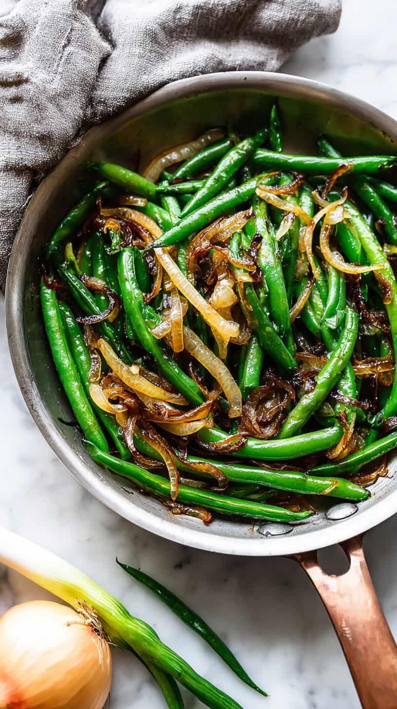 30 Keto-Friendly Side Dishes for Busy Moms 74 Green Beans with Onions