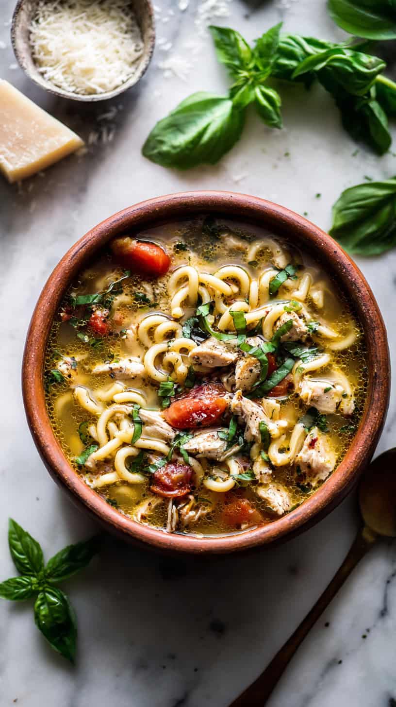 25 Dump-and-Go Slow Cooker Soups for Chilly Nights 57 Italian Chicken Noodle Soup