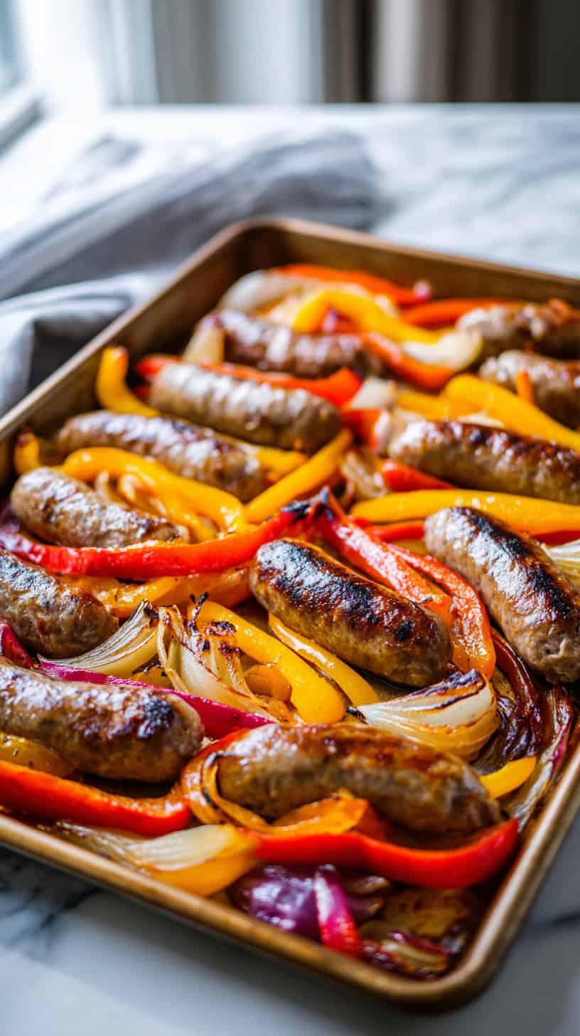 25 Sheet Pan Dinners That Make Cleanup a Breeze 67 Italian Sausage Peppers