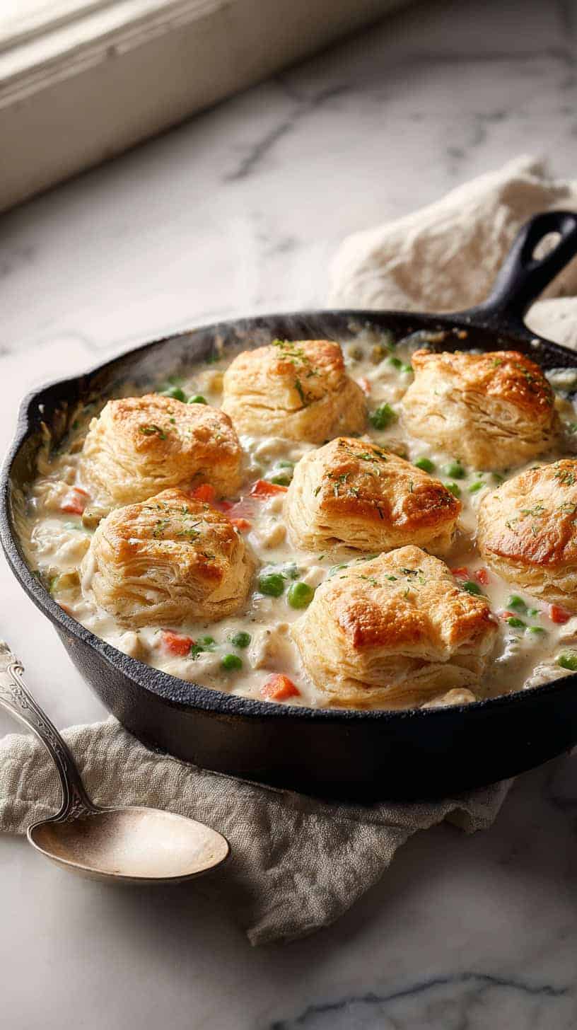 Lazy Chicken Pot Pie