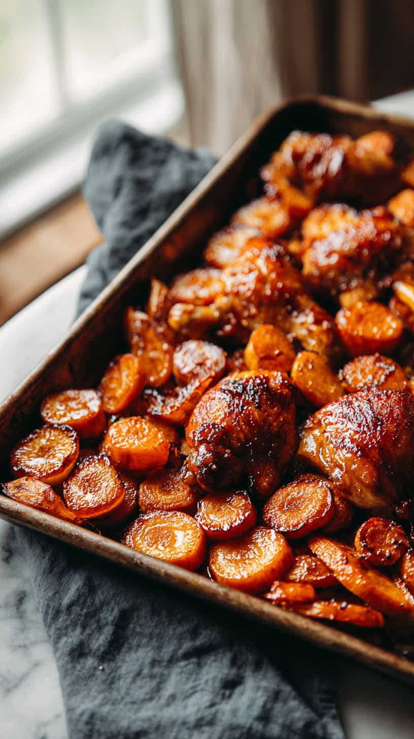 25 Sheet Pan Dinners That Make Cleanup a Breeze 75 Maple Dijon Chicken Carrots