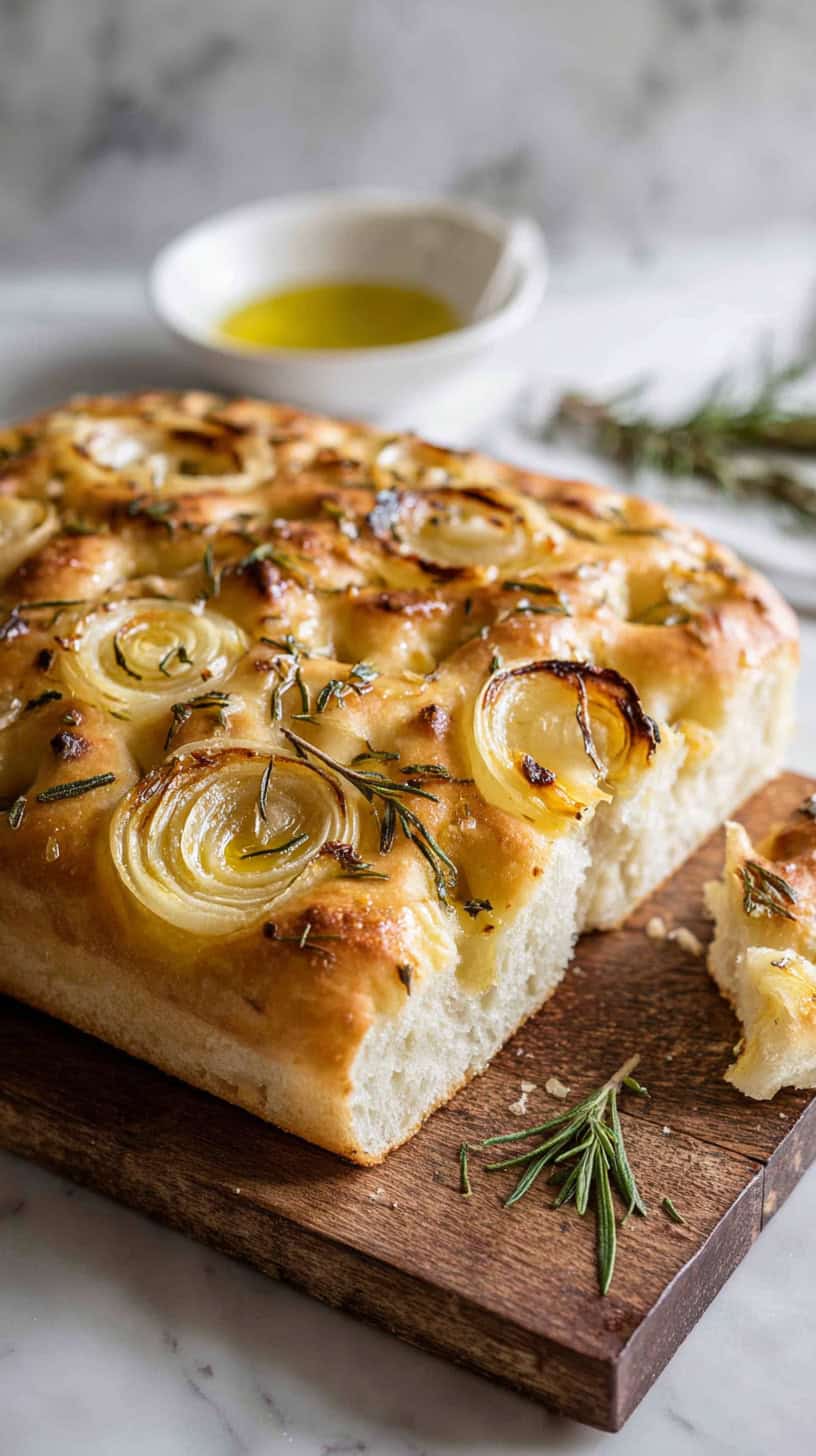20 Rustic Bread Recipes You Can Make Without a Bread Machine 47 Onion Rosemary Focaccia