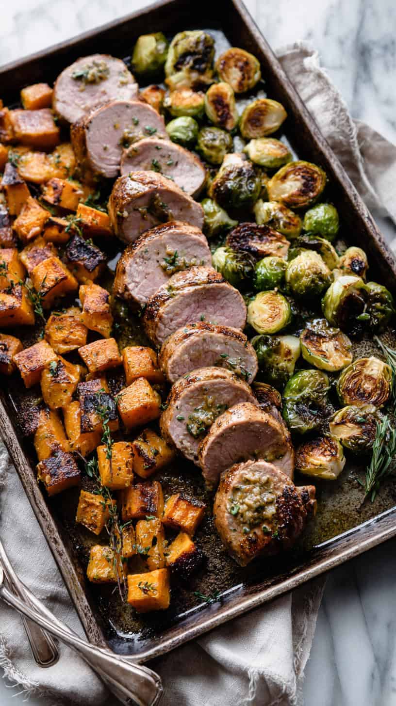 25 Sheet Pan Dinners That Make Cleanup a Breeze 61 Pork Tenderloin Veggies