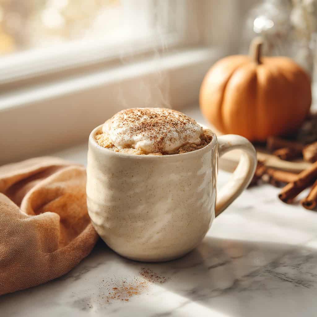 20 5-Ingredient Desserts for When You Need a Sweet Treat Fast 61 Pumpkin Spice Mug Cake