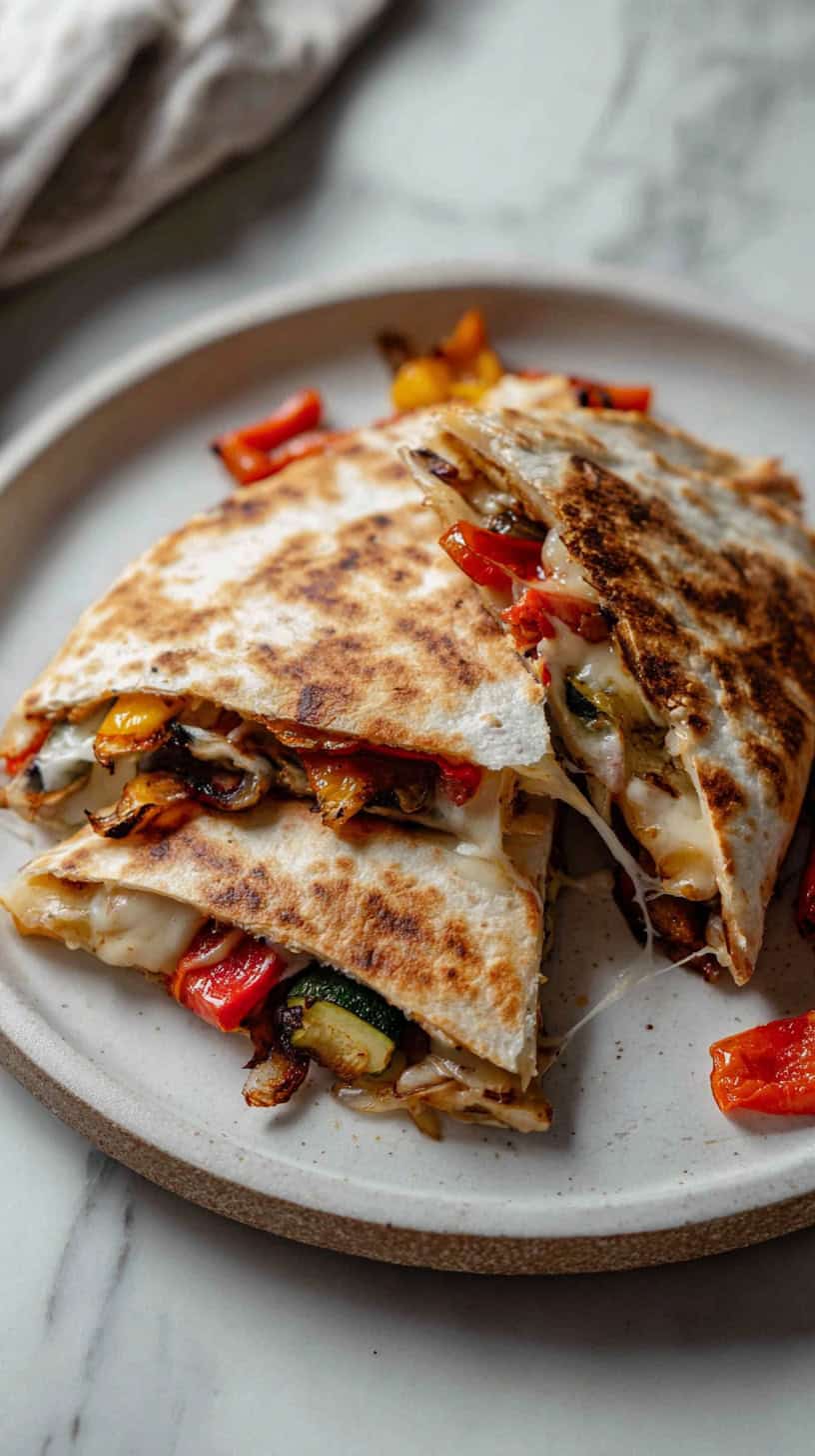 Roasted Vegetable Quesadilla