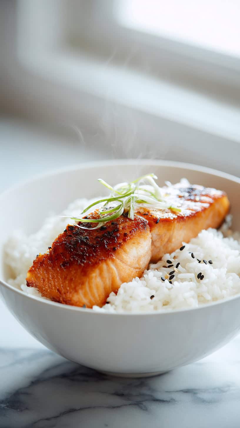 15 Loaded Baked Potato Alternatives for Busy Moms 38 Salmon Coconut Rice Bowls