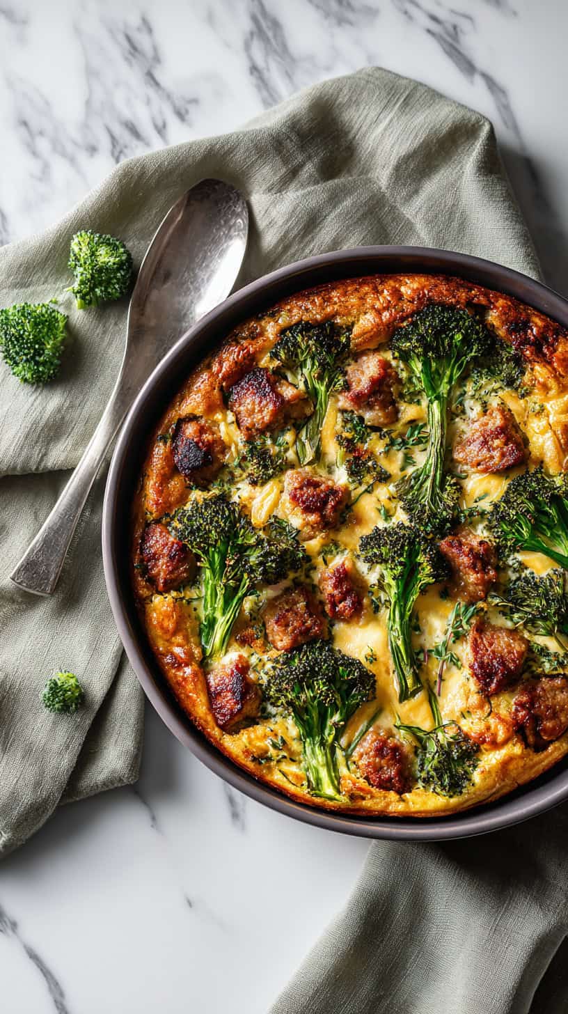 15 Breakfast Casseroles You Can Prep the Night Before 44 Sausage and Broccoli Casserole