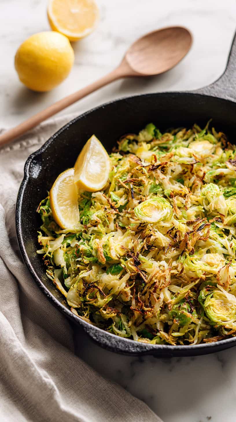 30 Keto-Friendly Side Dishes for Busy Moms 63 Sautéed Shredded Brussels Sprouts
