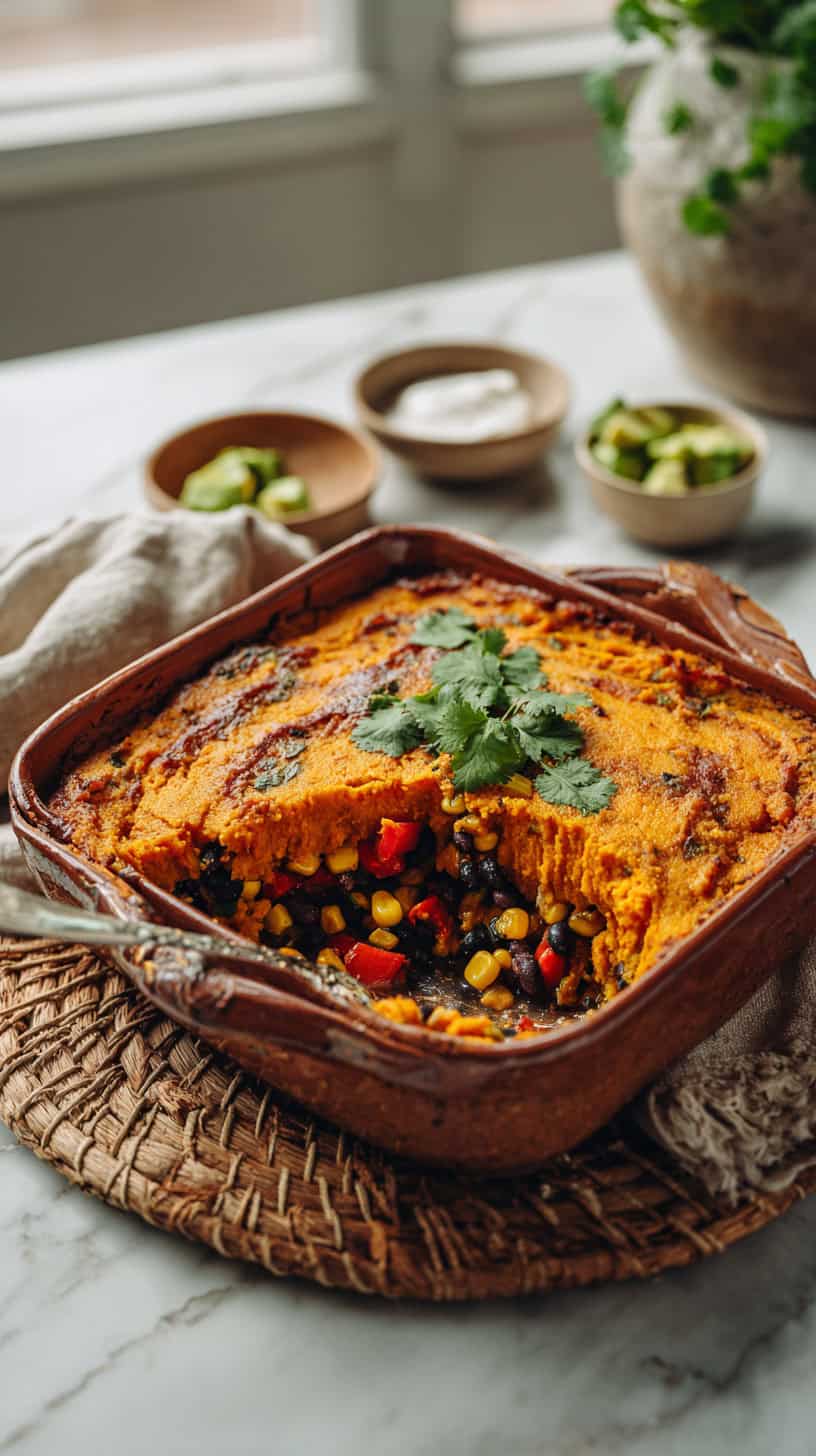 Southwest Sweet Potato Shepherd's Pie