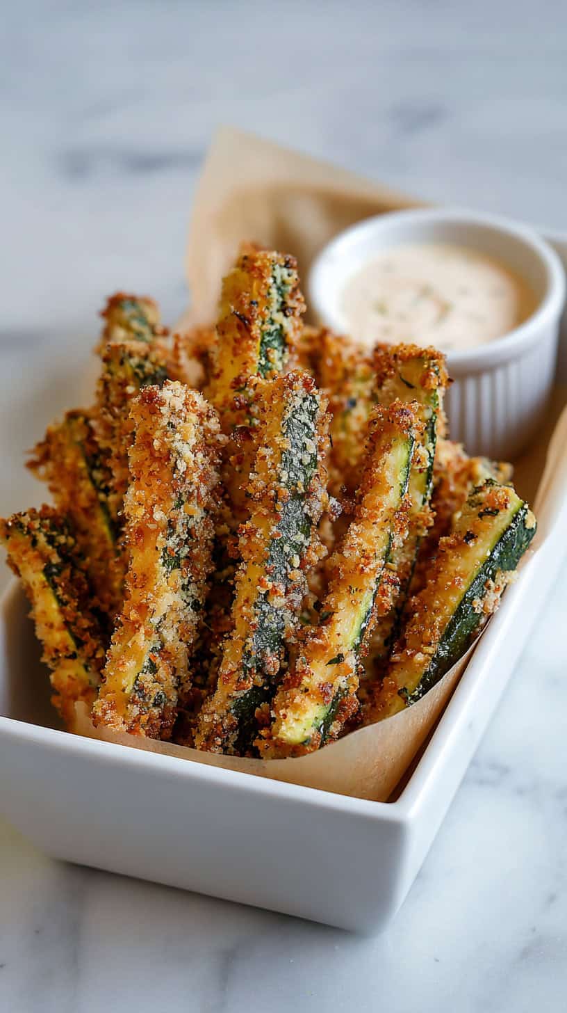 30 Keto-Friendly Side Dishes for Busy Moms 75 Spicy Baked Zucchini Sticks