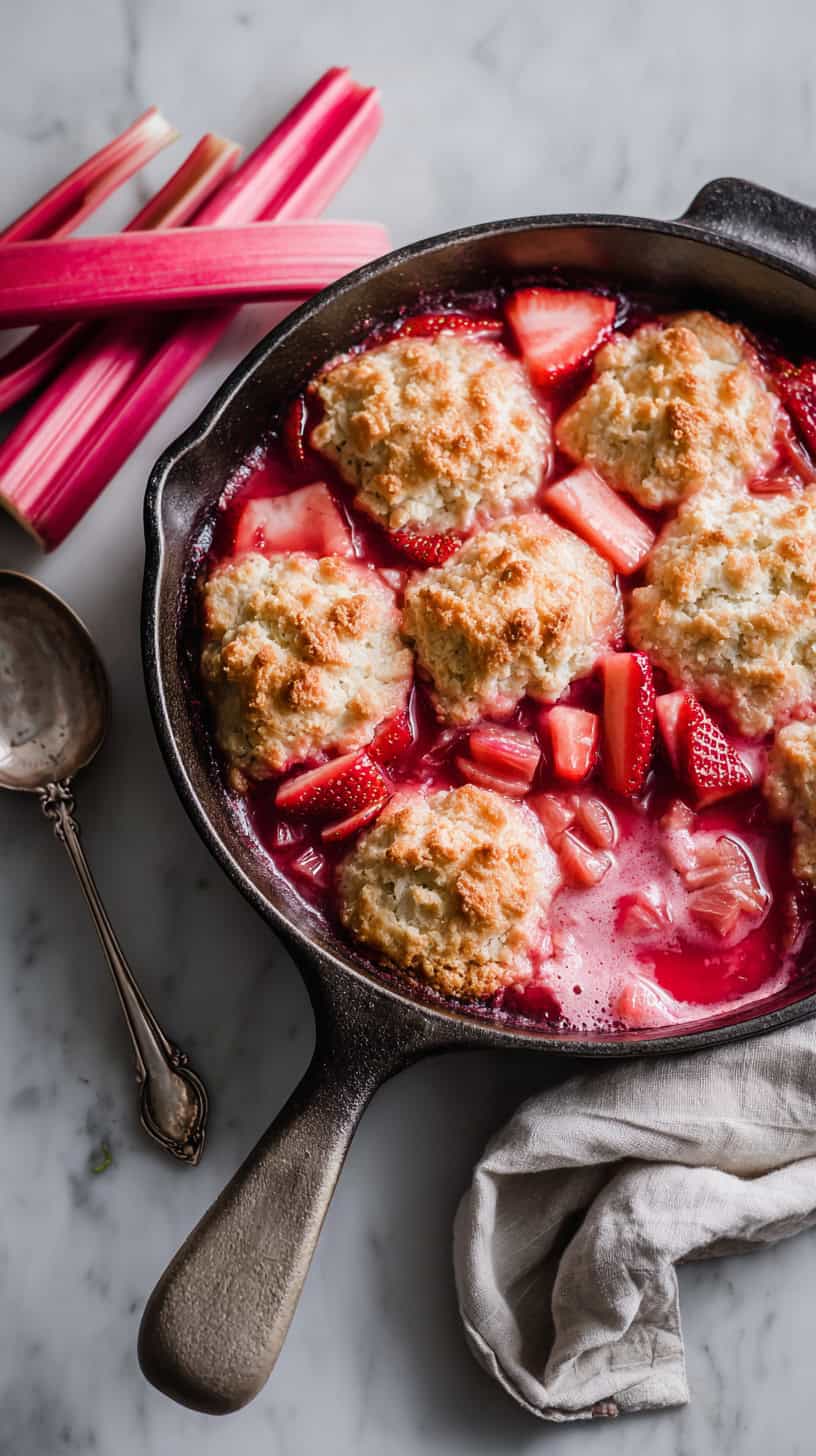 15 Old-Fashioned Fruit Cobblers That Smell Amazing 35 Strawberry Rhubarb Cobbler