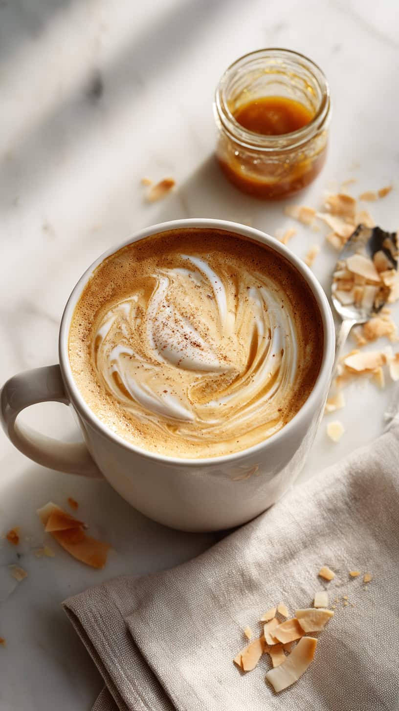 18 Starbucks Copycat Coffee Drinks to Make at Home 48 Toasted Coconut Latte
