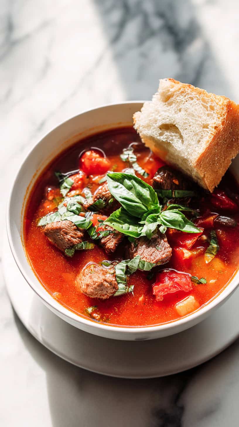 15 Hearty Beef Stew Variations for February Evenings 39 Tomato Basil Beef Stew