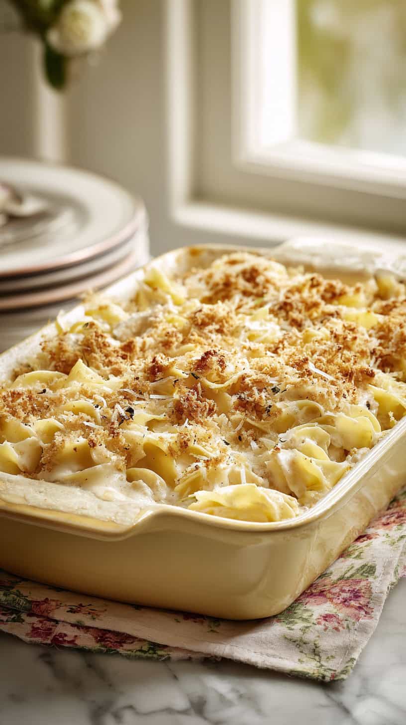15 Cheesy Casserole Recipes That Taste Like Grandma Made Them 44 Tuna Noodle Retro Bake