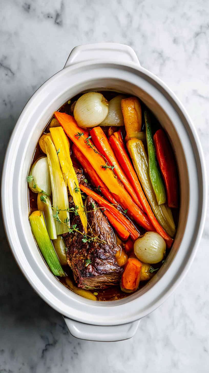 20 Easy Slow Cooker Pot Roast Recipes for Busy Moms 55 Vegetable Medley Roast
