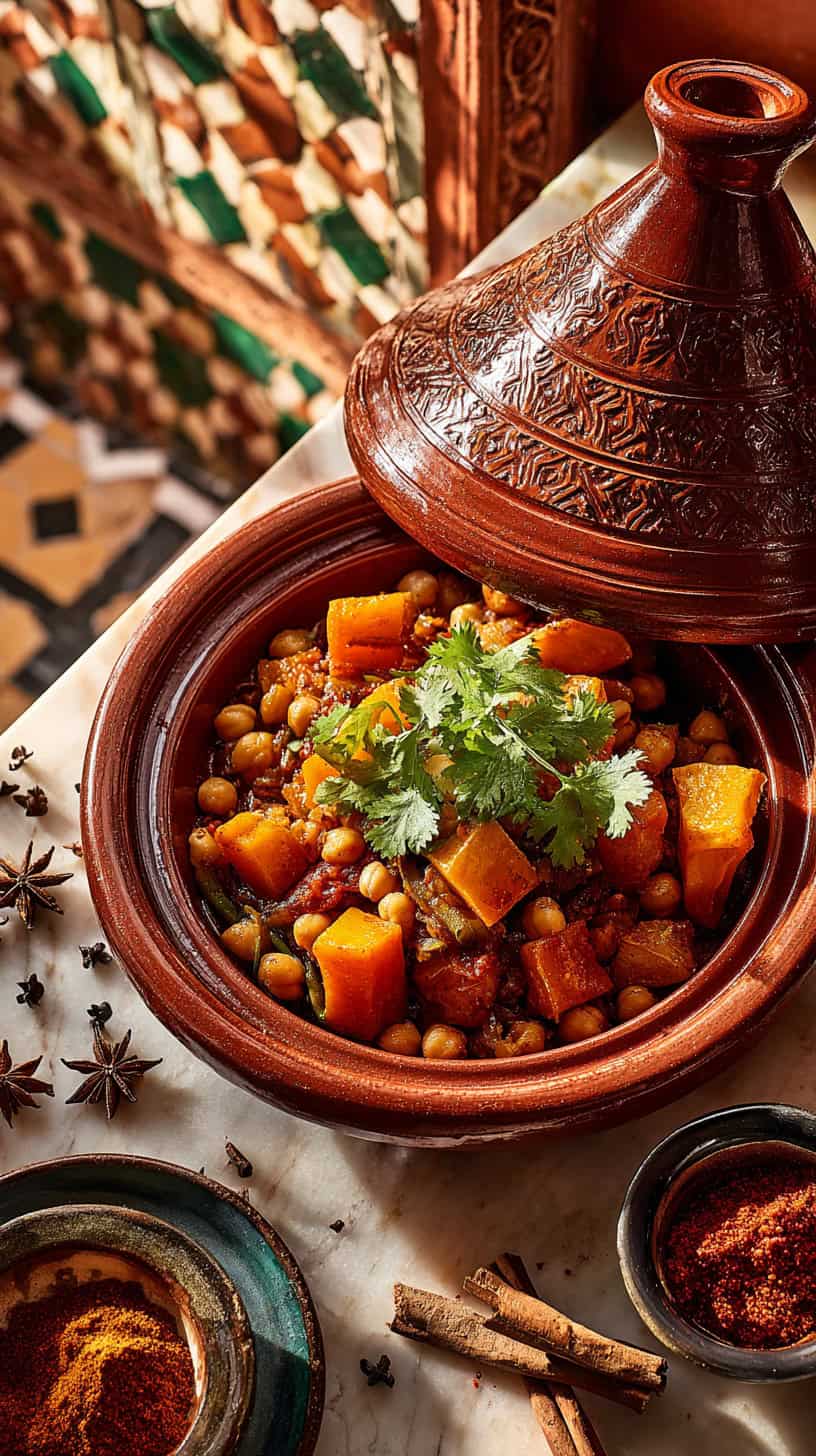 Vegetable Tagine with Chickpeas