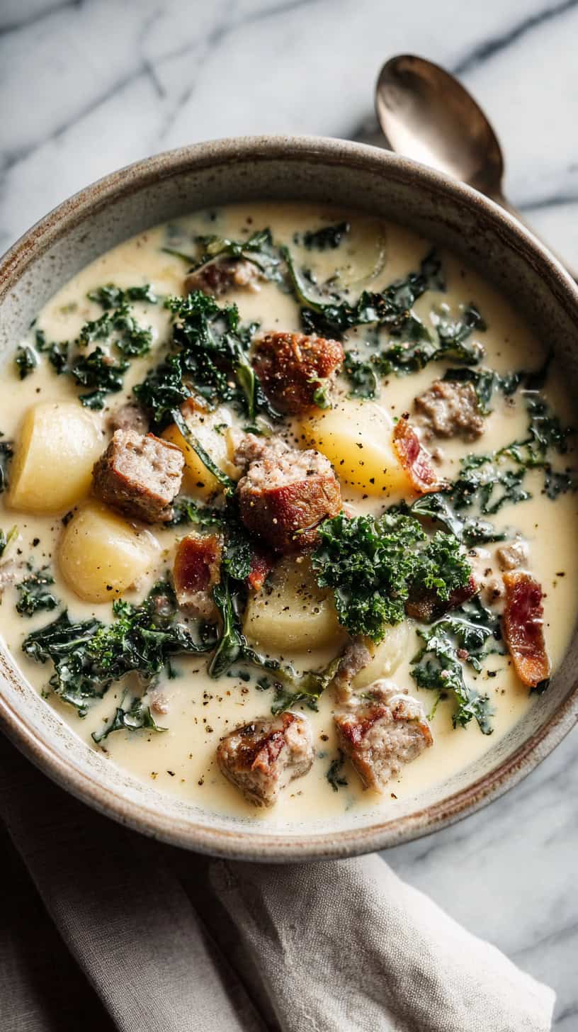 25 Dump-and-Go Slow Cooker Soups for Chilly Nights 58 Zuppa Toscana Soup