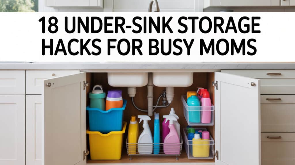 18 Under-Sink Storage Hacks for Busy Moms