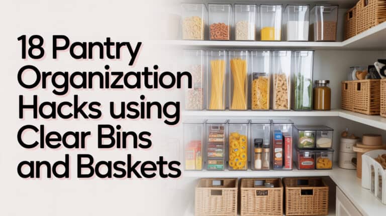 18 Pantry Organization Hacks Using Clear Bins and Baskets