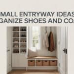 15 Small Entryway Ideas to Organize Shoes and Coats