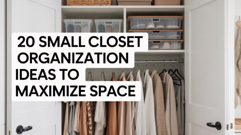20 Small Closet Organization Ideas to Maximize Space