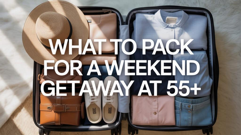 15 Must-Pack Items for a 55+ Weekend Getaway