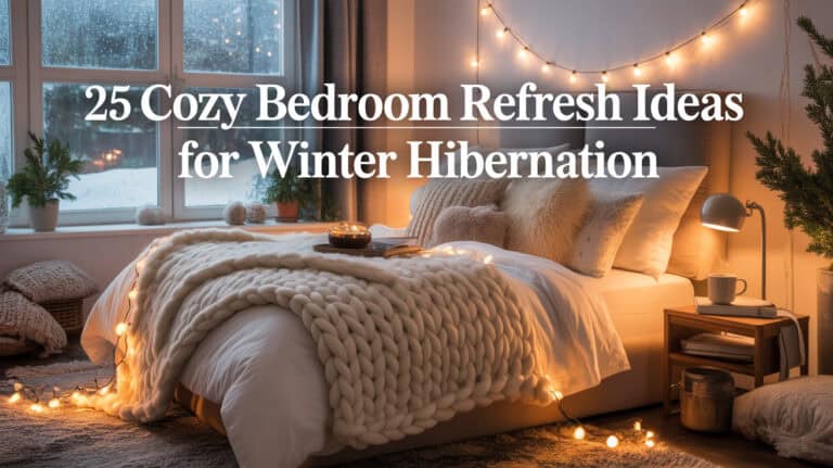 20 Cozy Bedroom Refresh Ideas for Winter Hibernation