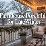 15 Farmhouse Porch Decor Ideas for Late Winter