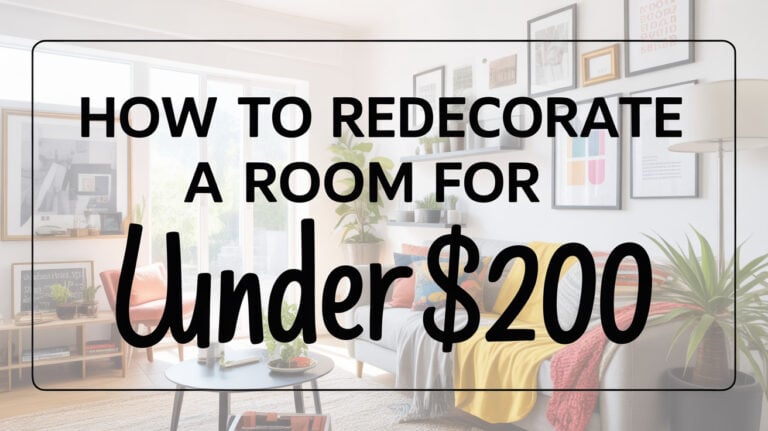 15 Budget Room Redecorating Ideas Under $200