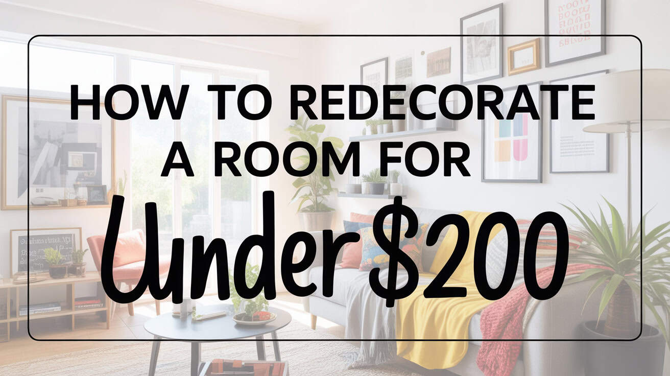 15 Budget Room Redecorating Ideas Under $200 4