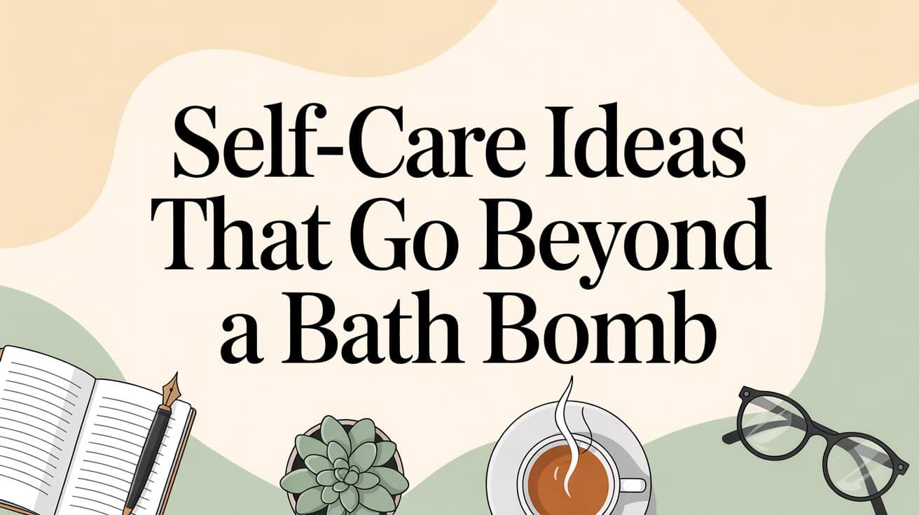 10 Self-Care Ideas Beyond Bath Bombs 5