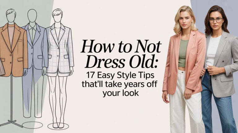 How To Not Dress Old: 17 Easy Style Tips That’ll Take Years Off Your Look
