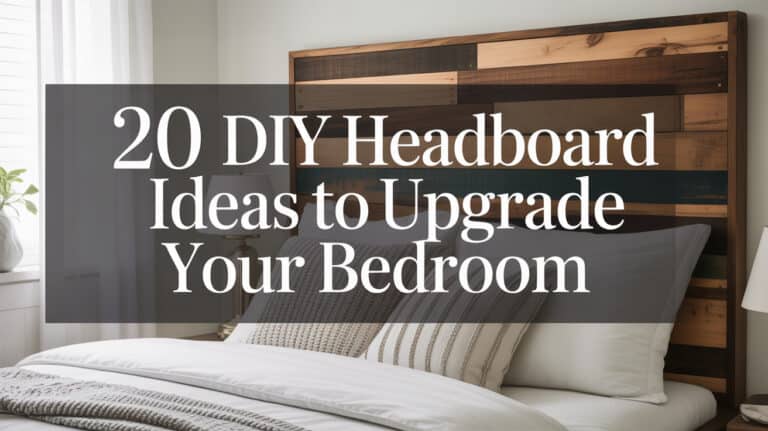 20 DIY Headboard Ideas to Upgrade Your Bedroom