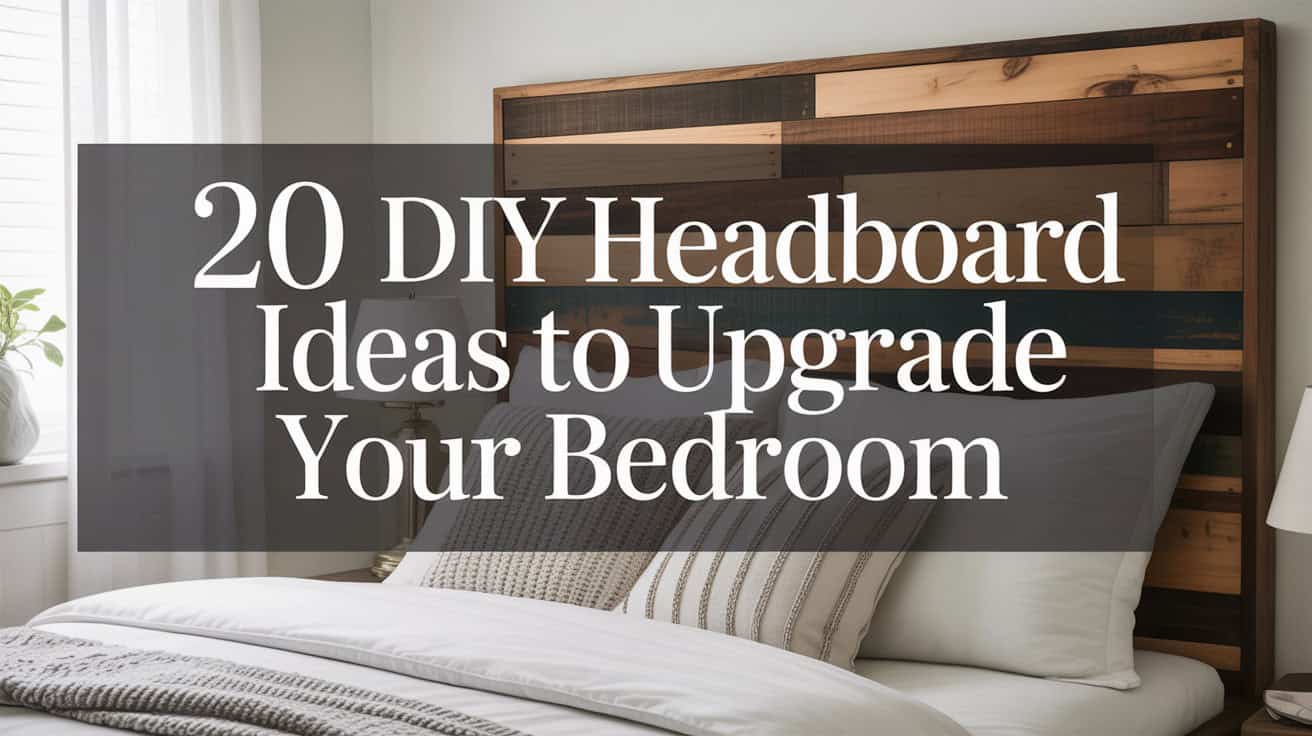 20 DIY Headboard Ideas to Upgrade Your Bedroom 1
