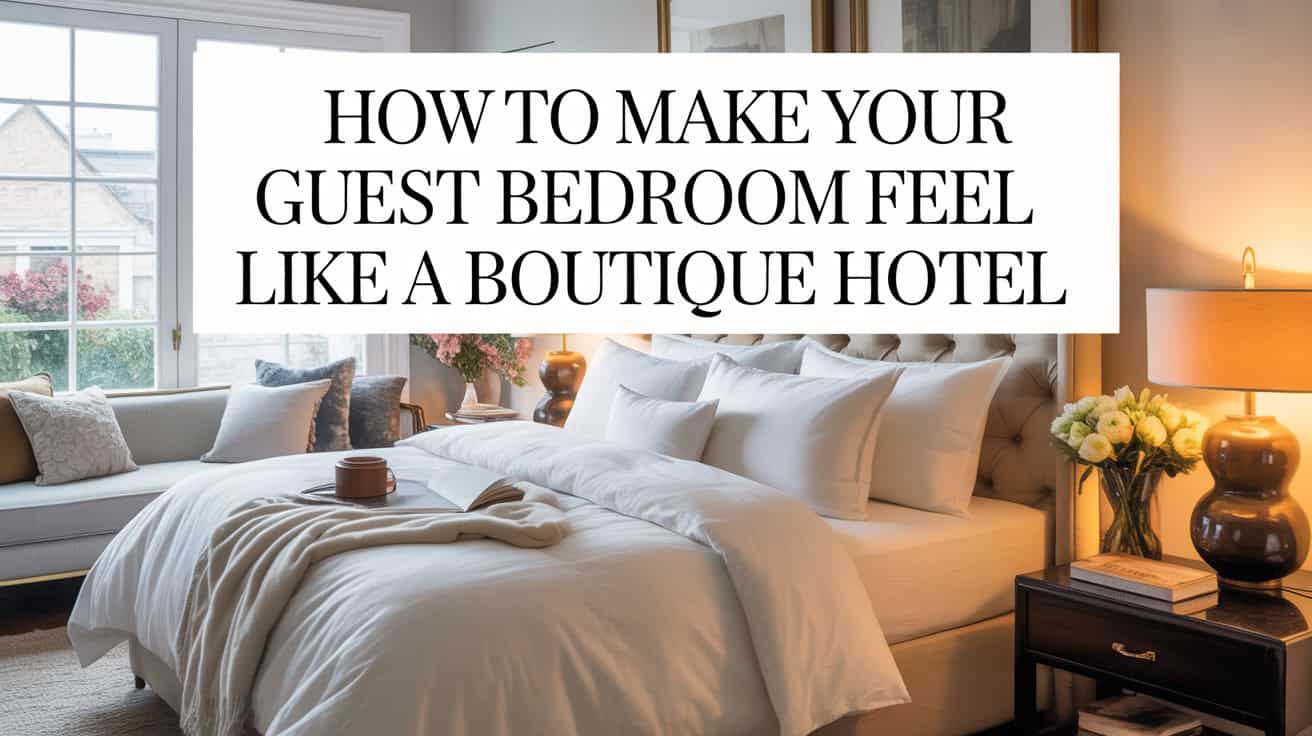 15 Ways to Make Your Guest Bedroom Feel Like a Boutique Hotel 8