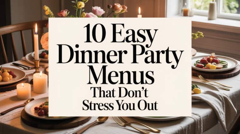10 Easy Dinner Party Menus That Don’t Stress You Out