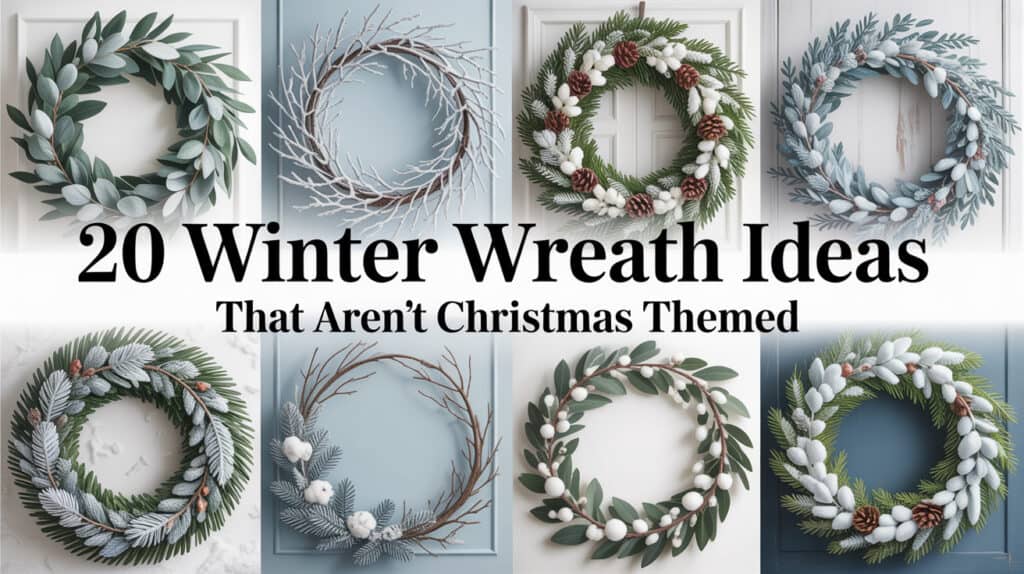 20 Winter Wreath Ideas That Aren’t Christmas Themed