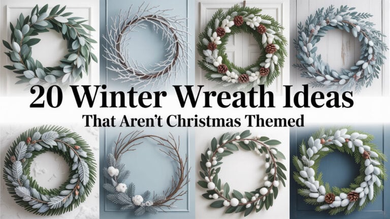 20 Winter Wreath Ideas That Aren’t Christmas Themed