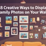 18 Creative Ways to Display Family Photos on Your Walls