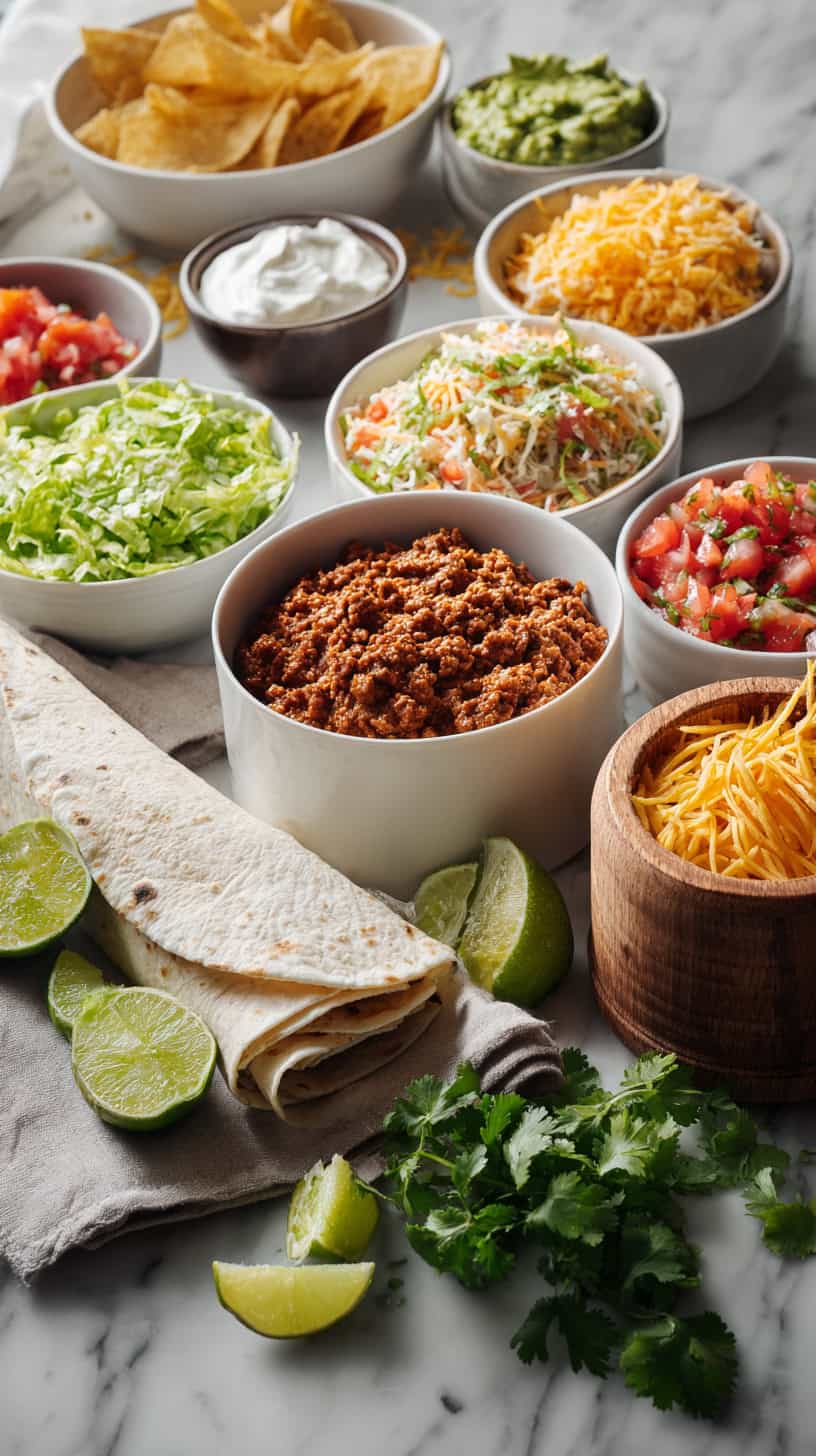 10 Easy Dinner Party Menus That Don't Stress You Out 20 Build-Your-Own Taco Bar