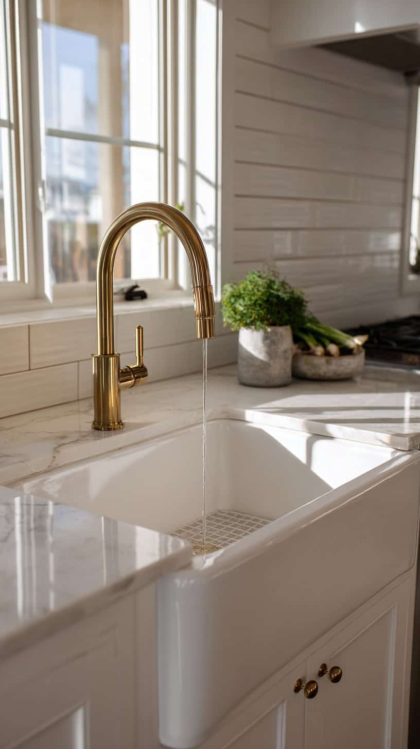 20 Farmhouse Kitchen Decor Ideas to Refresh Your Home 82 Classic White Farmhouse Sink
