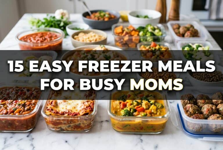 15 Easy Freezer Meals for Busy Moms