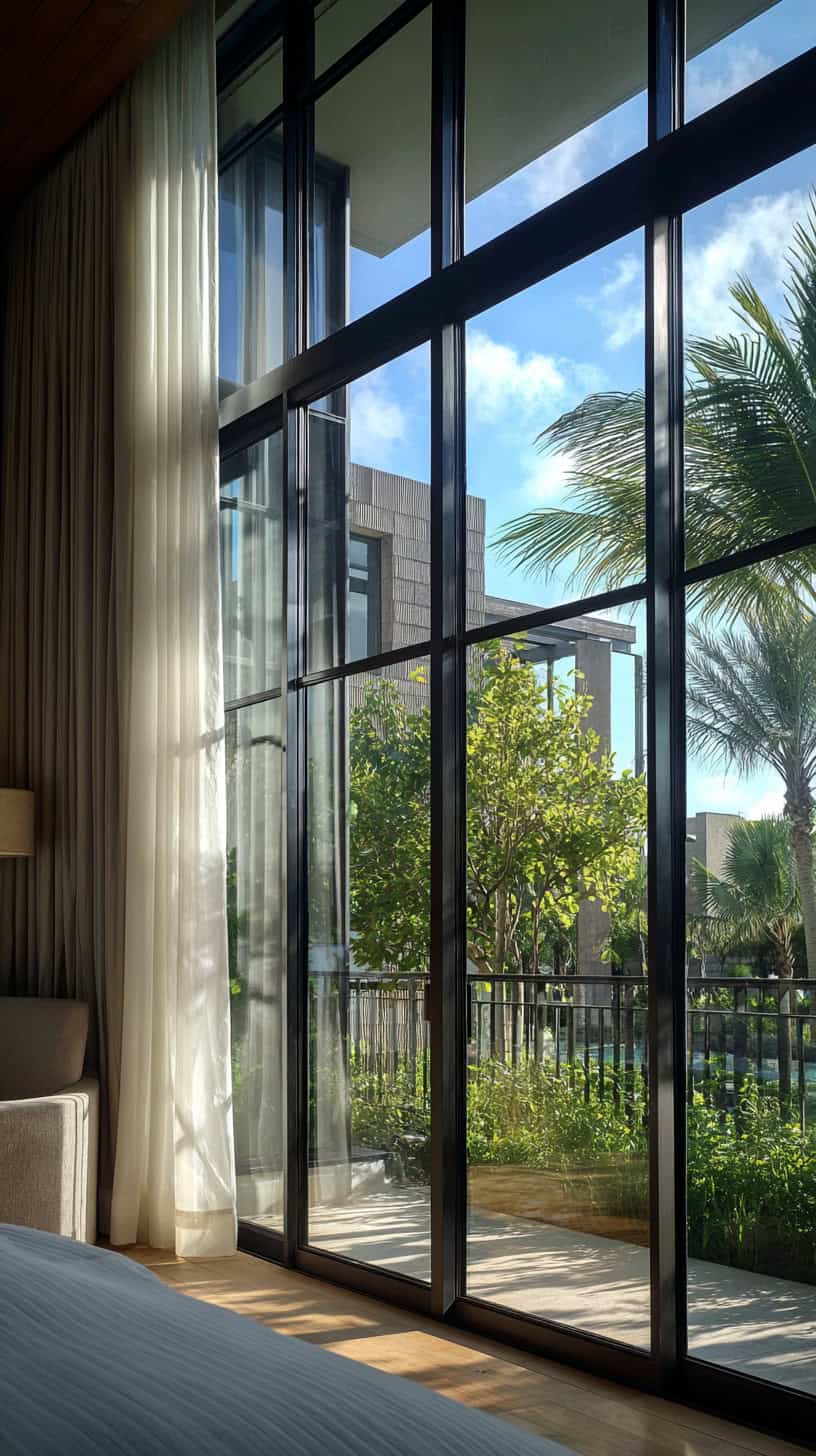 Floor-to-Ceiling View Doors