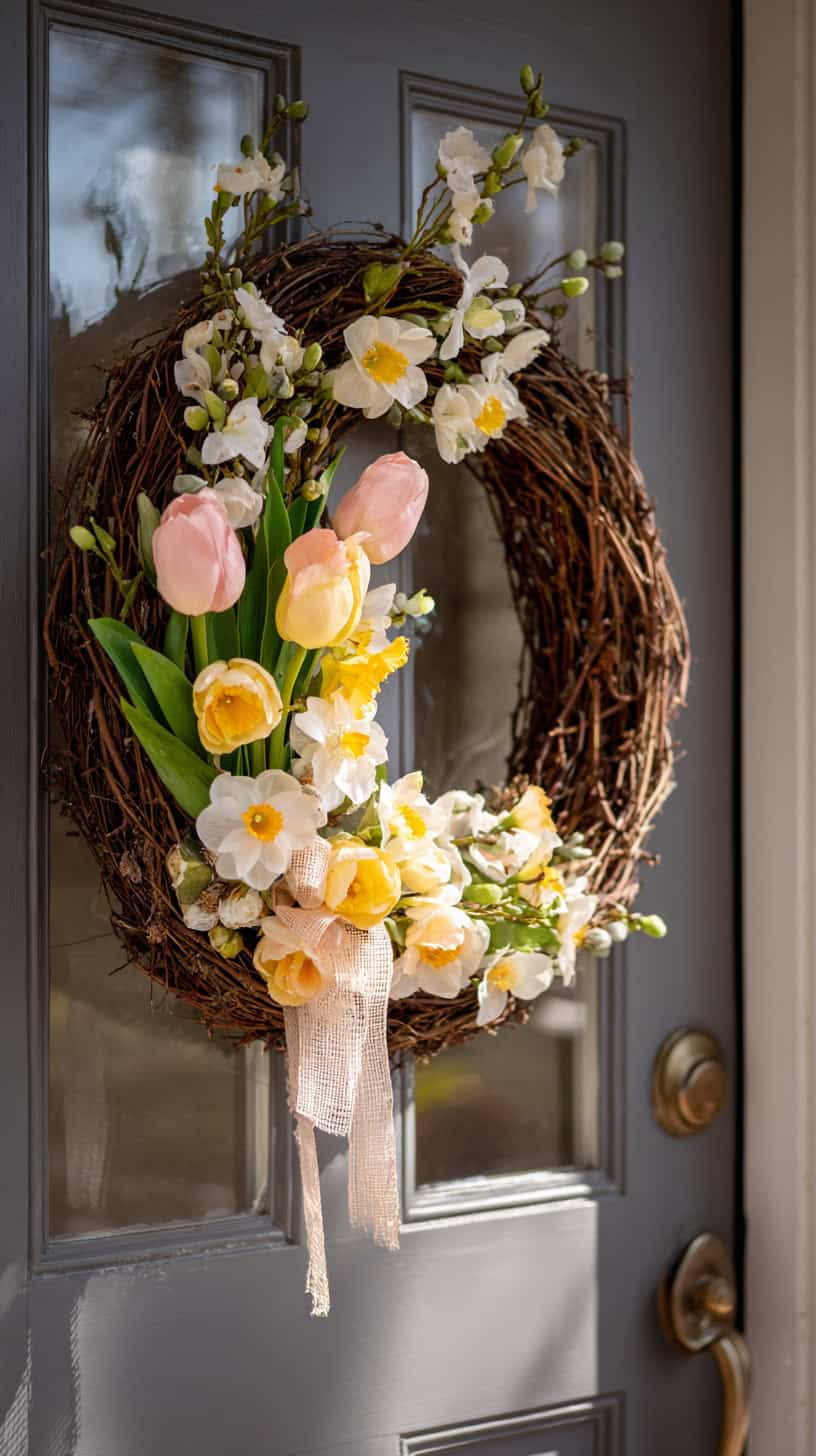 Grapevine Spring Wreath