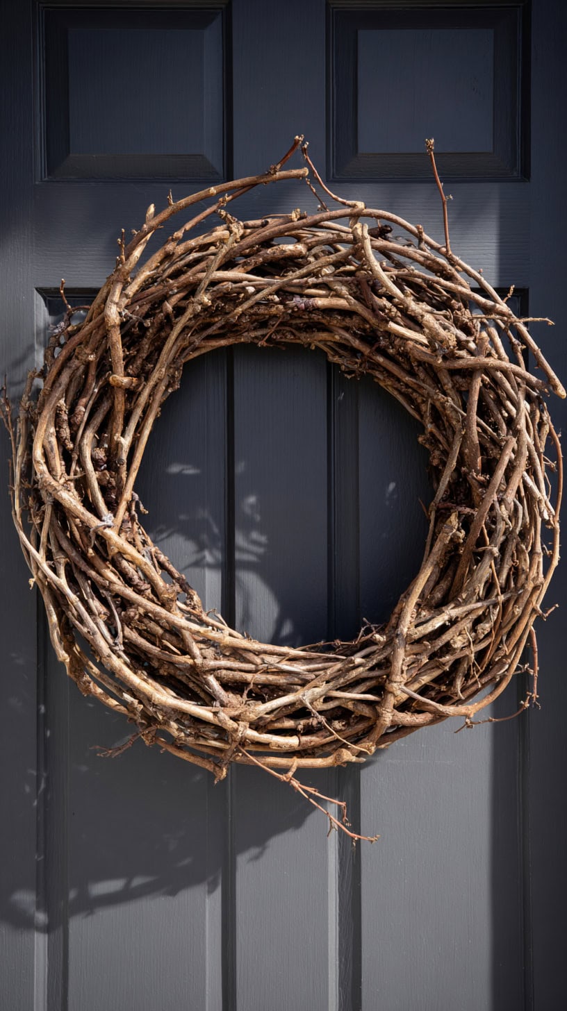 20 Winter Wreath Ideas That Aren't Christmas Themed 108 Grapevine Wreath