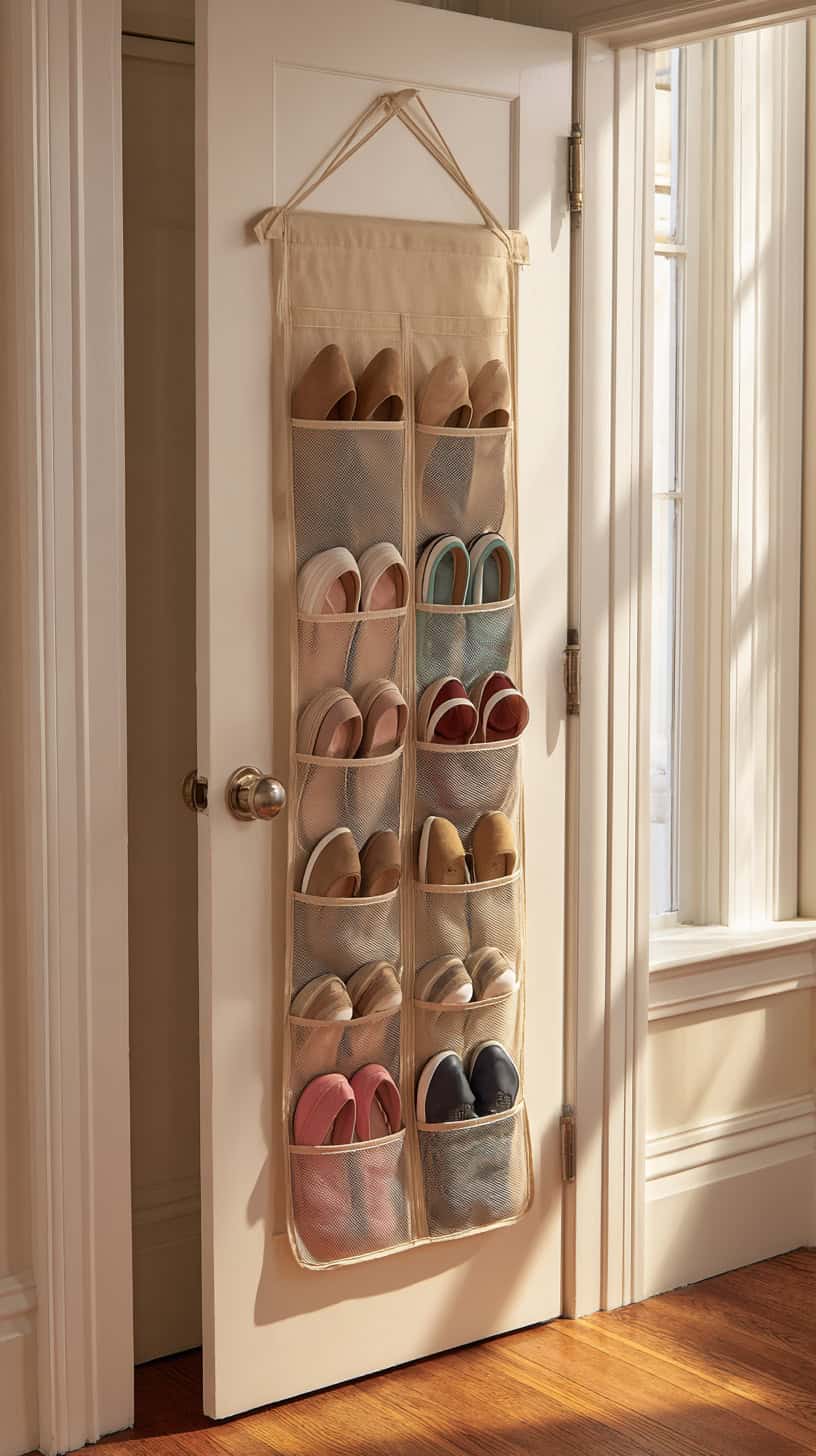 20 Small Closet Organization Ideas to Maximize Space 98 Hanging Shoe Organizers